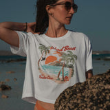 A female model at the beach in Fuerteventura